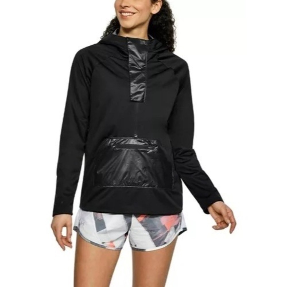 Under Armour UA Run Storm Anorak Jacket in Black